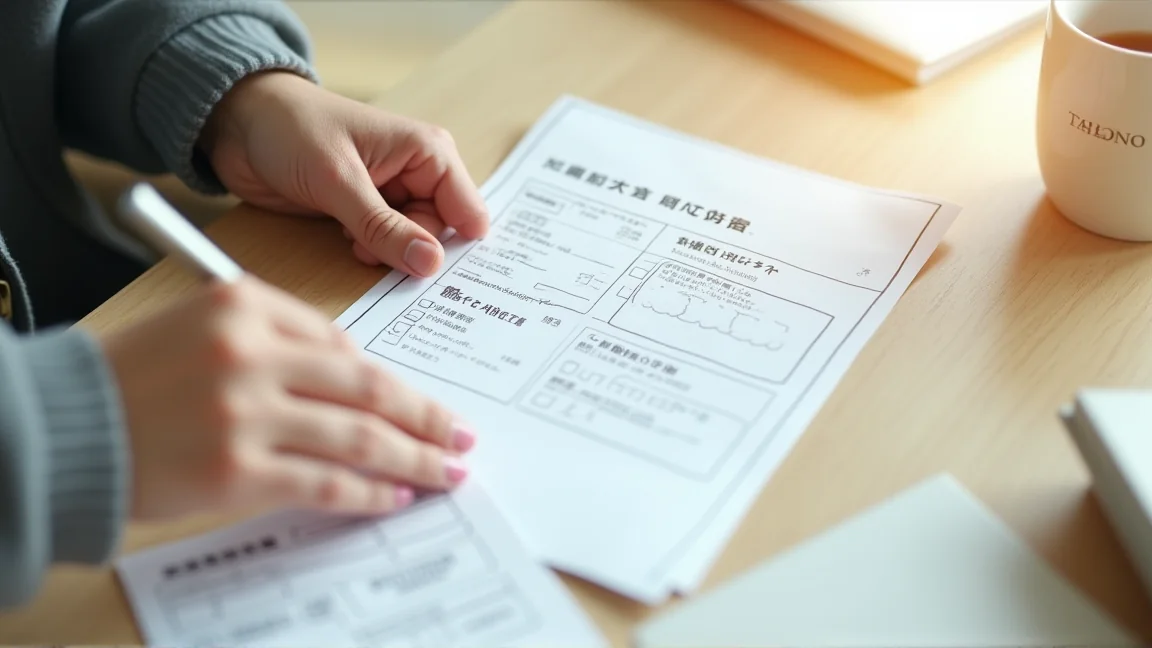 確認重點與下一步的筆記