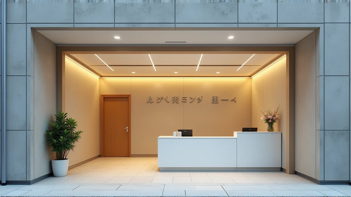 日本年金事務所外觀與辦公窗口
