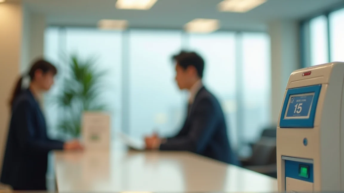 職業安定所的受付窗口