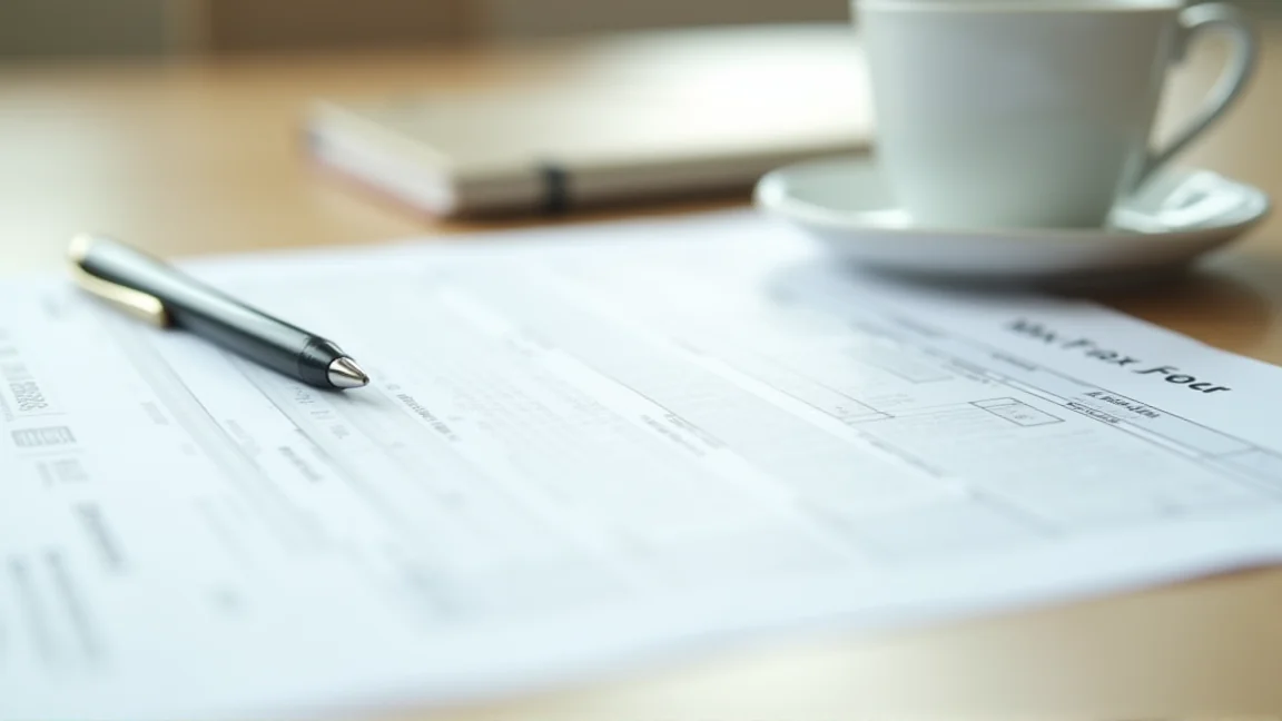 填寫退職所得受給申告書