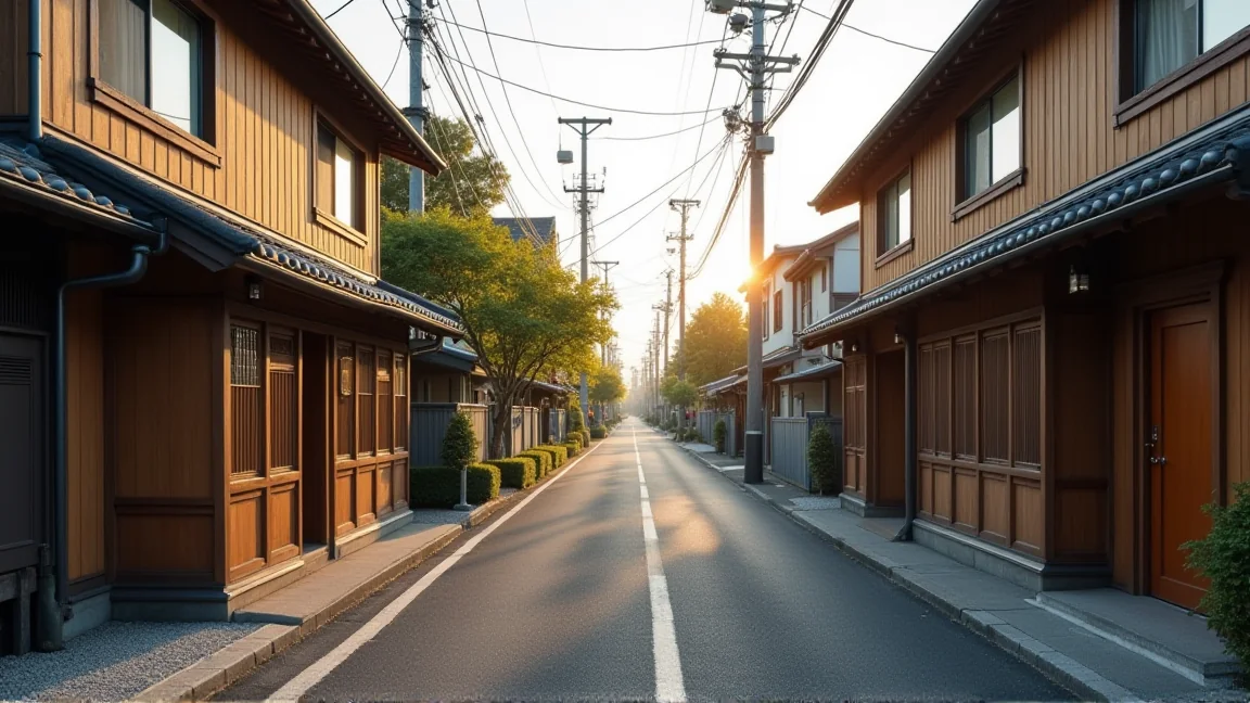 整備過的日本觀光街景