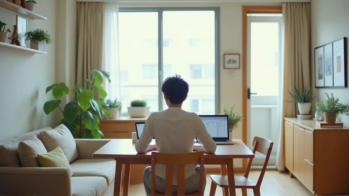 在家接案的設計師