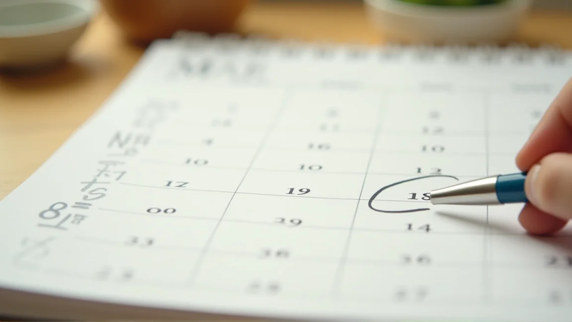 行事曆上被圈起來的27日